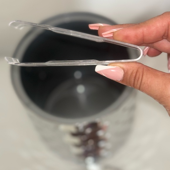 Ice Bucket with Tong And Cover Disco Party Beverage Grinds Cooling - Picture 5 of 8